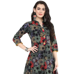 Women's Cotton Relaxed Fit Anarkali Kurta