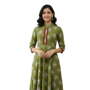 Women's Cotton Anarkali Kurta