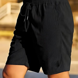 Men's Premium Polycotton Casual Ribbed Shorts