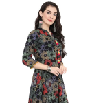 Women's Cotton Relaxed Fit Anarkali Kurta