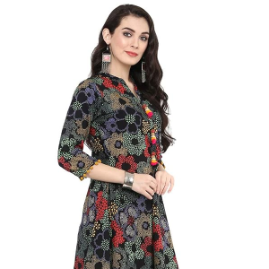 Women's Cotton Relaxed Fit Anarkali Kurta