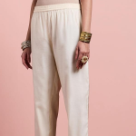 Women's A-Line Kurta Set with Organza Dupatta
