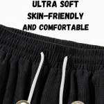 Men's Premium Polycotton Casual Ribbed Shorts