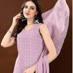 Women's Georgette Straight Kurta