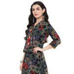 Women's Cotton Relaxed Fit Anarkali Kurta
